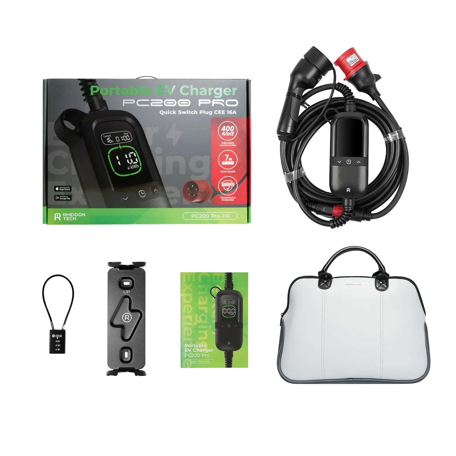 Mobiles Ladekabel 11 kW Pro