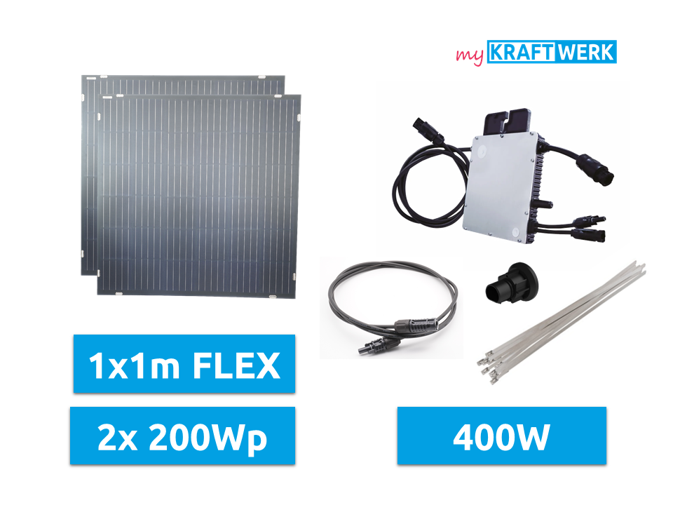 Balkonkraftwerk 400 W Flex | myKW.400.F.1