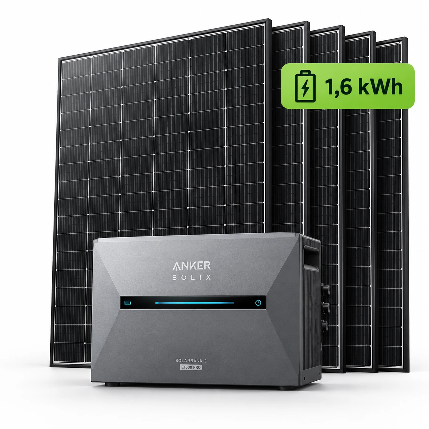 Speicher Balkonkraftwerk 1,6 kWh Set
