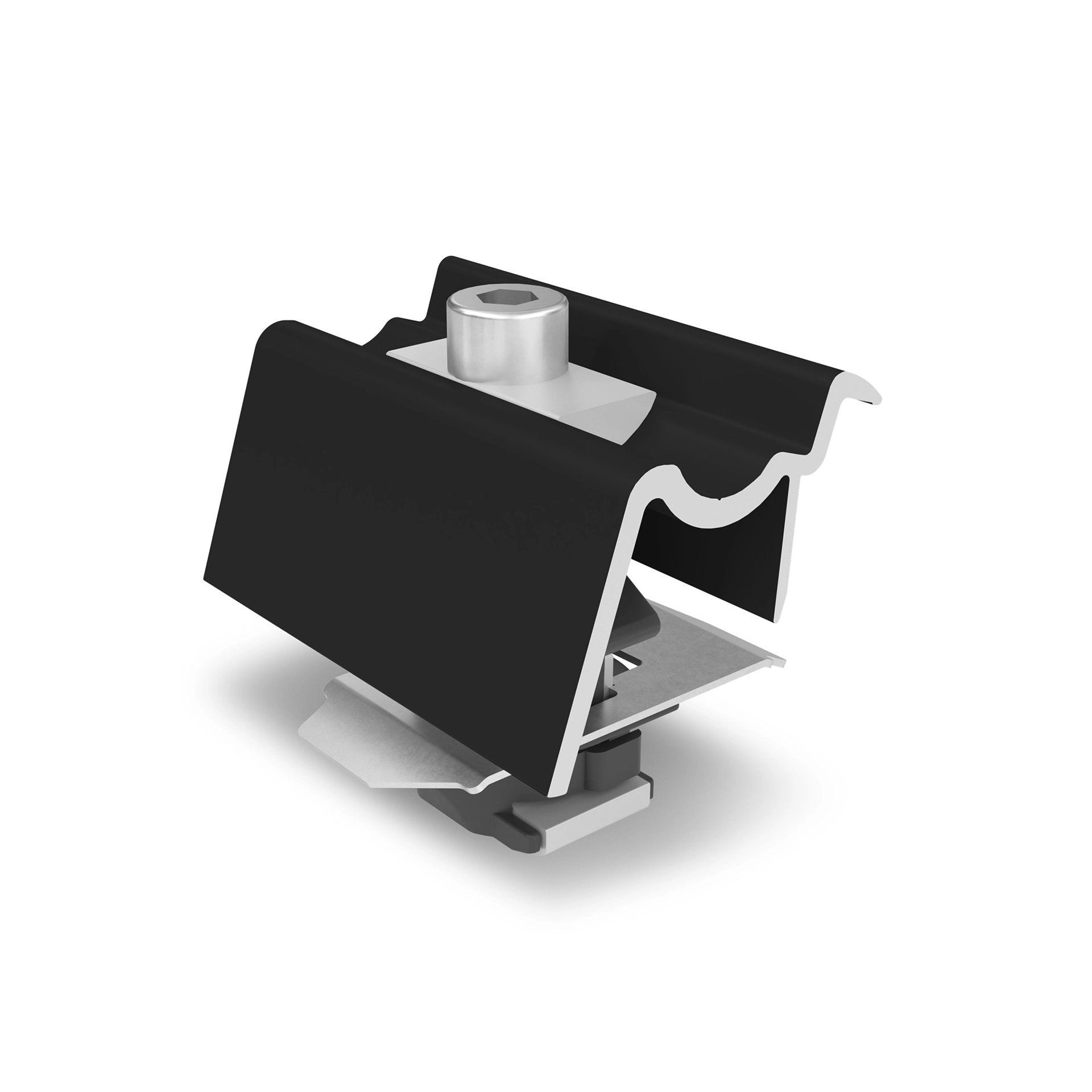 Endklemme Hybrid 30-40 mm schwarz 