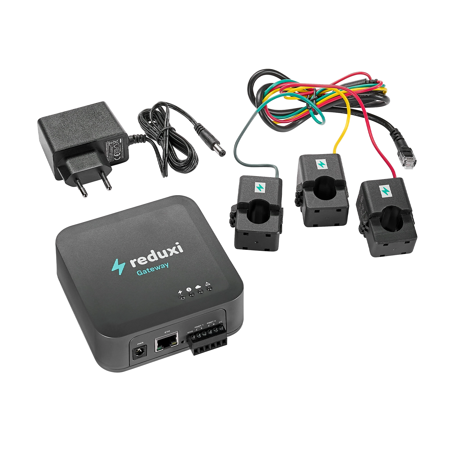REDUXI Gateway mit 3 x 50 A Stromwandler