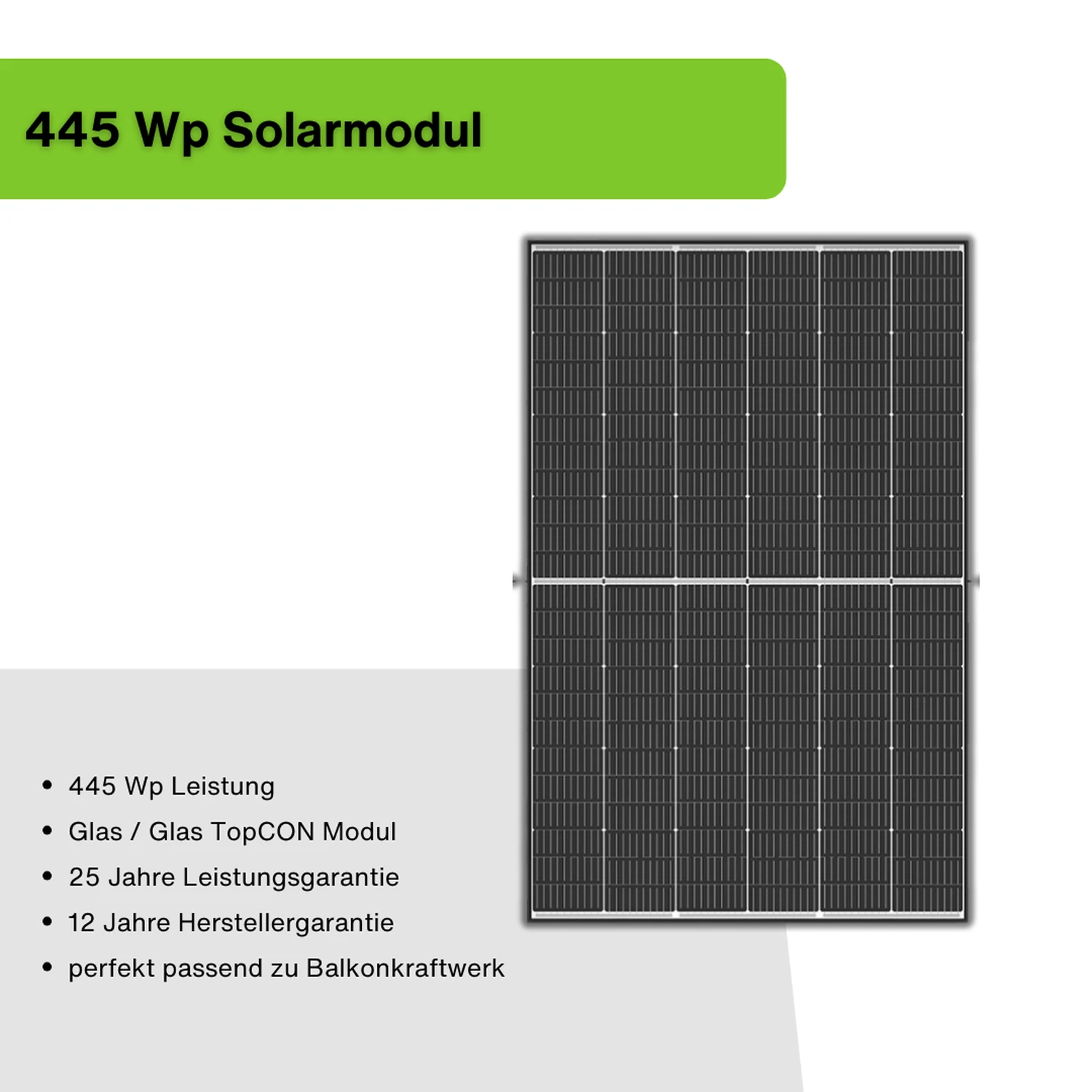 Balkonkraftwerk 890W Komplettset